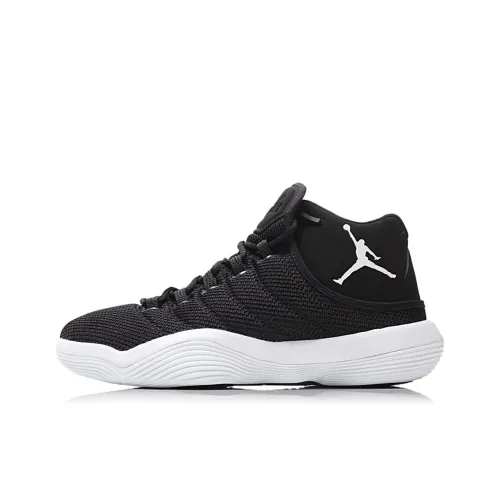 Джордан Super.Fly 2017 PFX с амортизаторами нижняя юбка устойчивый баскетбольные кроссовки унисекс черный