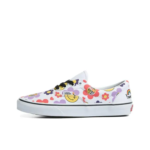 Vans Era Легкий и Износостойкий Низкий Топ Скейтборд Кроссовки Унисекс Белый