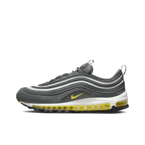 Nike Air Max 97 Low Беговые кроссовки Мужские Серый Желтый