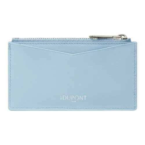 S. T.DUPONT Зернистая кожа коровы Картхолдер Женский Светло-синий