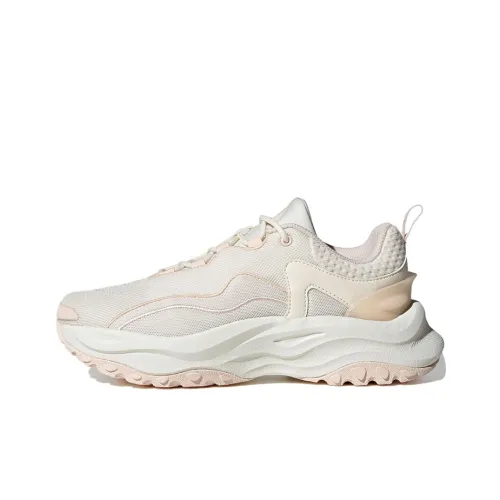 Adidas Maxxwavy Амортизация и Устойчивость к Износу Покрытие Низкие Кроссовки для Бега Женские Розовые Белые