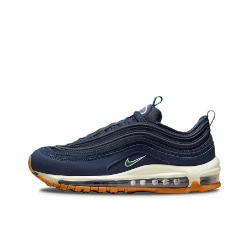 Nike Air Max 97 Low Топ Повседневные Беговые Кроссовки Женские Синие