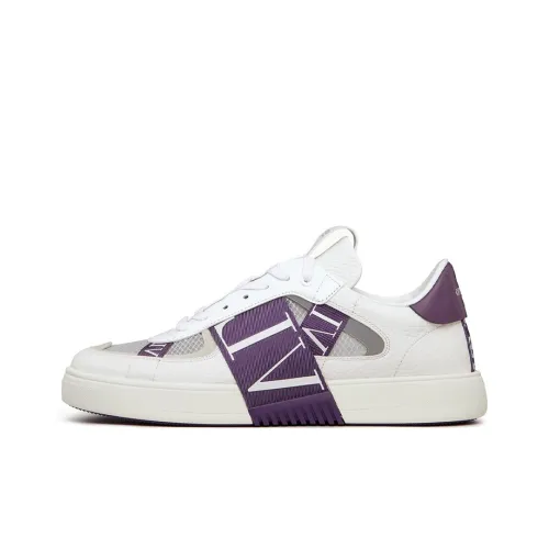 Valentino VL7N Низкий Топ Стильный Скейтбординг Мужской Белый Фиолетовый