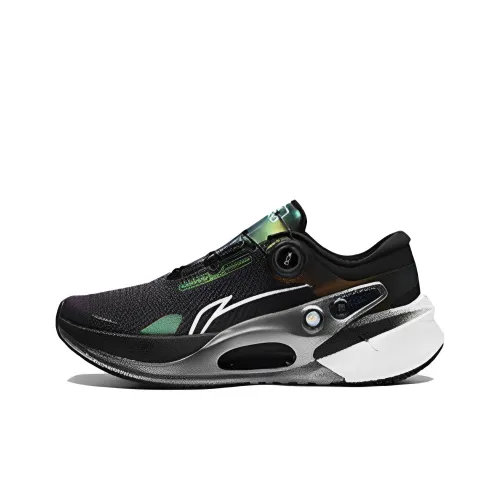 LINING Furious Rider 7,0 PRO Износостойкие Дышащие Низкие Кроссовки для Бега Мужские Черные