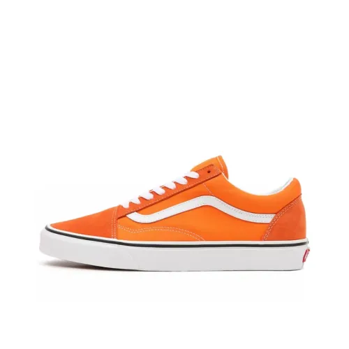 VANS Old Skool Collection Низкие Кроссовки для Скейтбординга Унисекс Оранжевые Белые