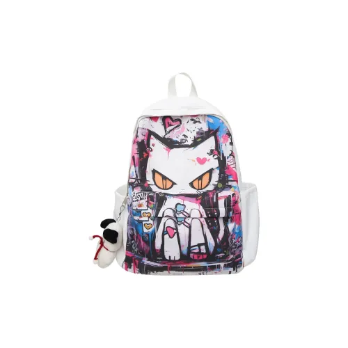 Bywhich Нейлон Рюкзак Женский Белый Розовый