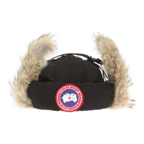 Canada Goose Перо Шапка-ушанка Мужская Черная