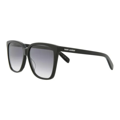 SAINT LAURENT Ацетат Кошачий глаз Солнцезащитные очки Женские Черный