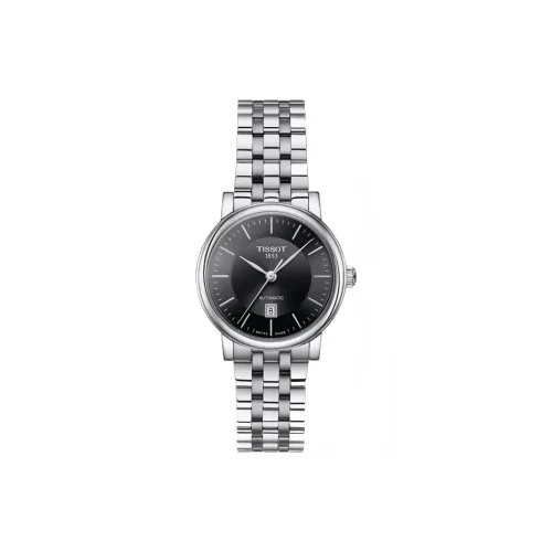 Tissot Mechanical Movement Женские Carson Elite Series Часы 30MM*30MM*9,48mm Черные