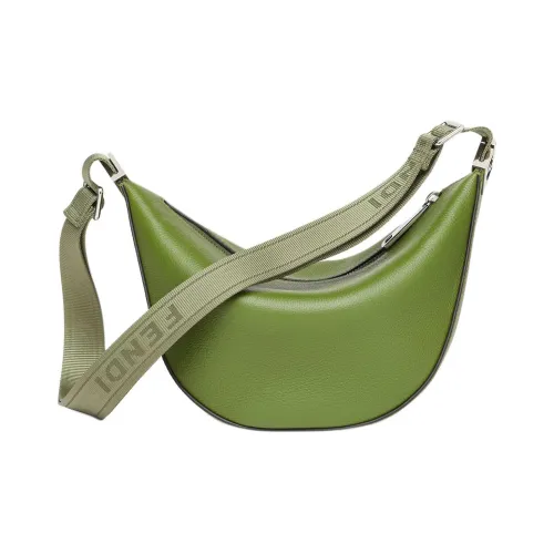 FENDI ROMA Телячья кожа Сумка через плечо Сумка на плечо Мужская Зеленая