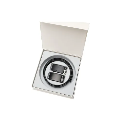 15 MINS Деловой повседневный стиль Автоматическая застежка Двойная пряжка Голова Спилок коровья кожа Ремни Мужской Ширина 3,5 см