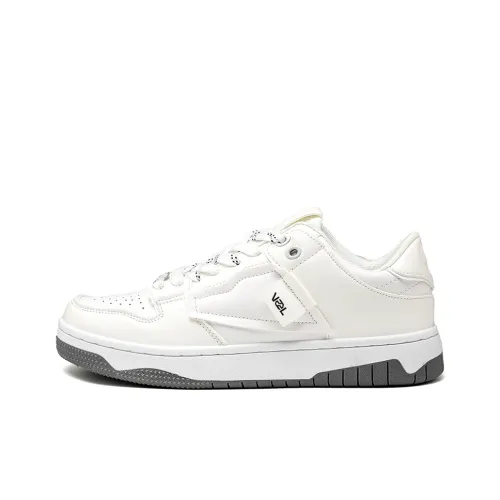 VAEL Низкие кроссовки для скейтбординга унисекс белые