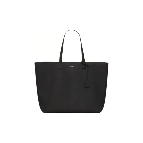 SAINT LAURENT Коровья кожа Тоут Сумка Сумка для покупок Сумка на плечо Сумка Большая Мужская Черная