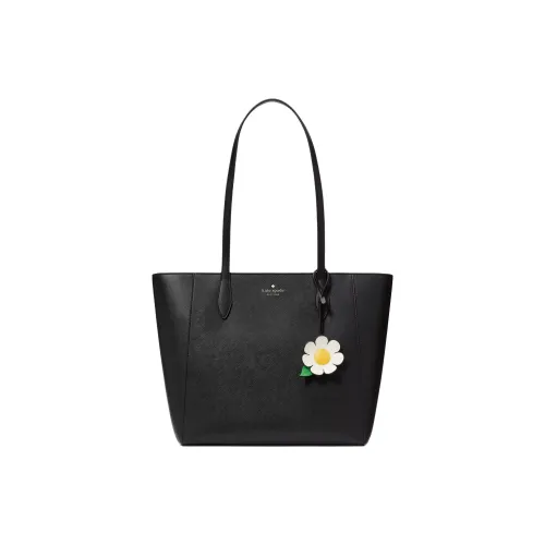 Kate Spade PVC Тоут Сумка Сумка для покупок Сумка Сумка через плечо Женская Черная