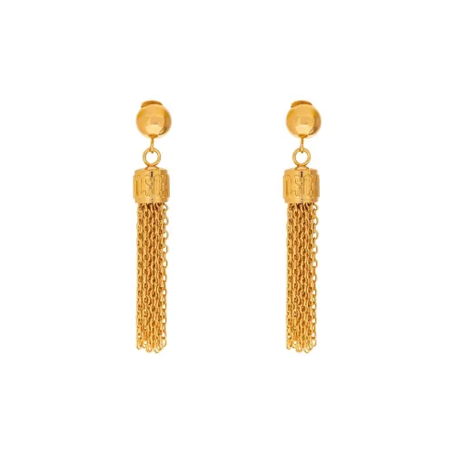 MOSCHINO Серьги из металла мужской золотой