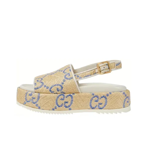 GUCCI One Ремешок Сандалии Женские Бежевые