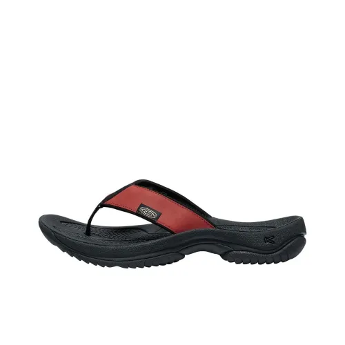 KEEN Kona Аbrasion Resistant Slip Resistant Шлепанцы Мужские Черные Красные