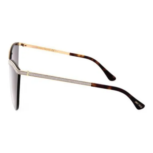 Jimmy Choo Металл Нерегулярная форма Солнцезащитные очки Женские Золотой