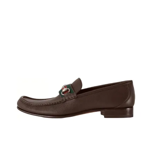 GUCCI Horsebit Застежка Casual Мужской Коричневый