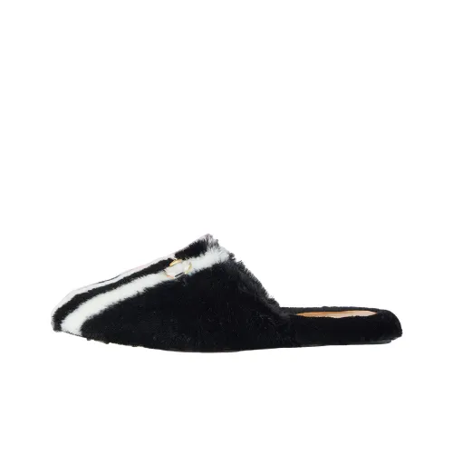 Adidas Originals x GUCCI Домашние тапочки Женские Черный Белый