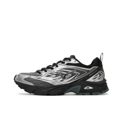 Mizuno FIYI V2 Устойчивый к истиранию Дышащий Поддержка Низкий Верх Повседневный Городской Коммутирование Повседневные Беговые кроссовки Унисекс Черный