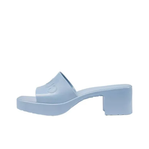 GUCCI Стильные Сандалии Женские Светло-Синие