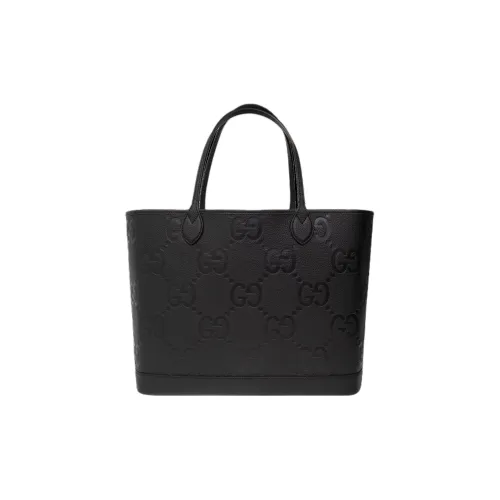 GUCCI Кожа Тоут Сумка Сумка для покупок Сумка Сумка через плечо Большая Женская Черная