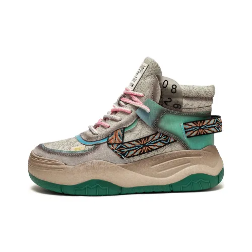 MATA High Топ Толстая подошва Кроссовки Женские