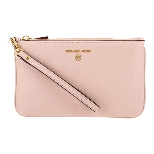 MICHAEL KORS Jet Set Charm Коровья кожа Клатч Средний Женский Розовый