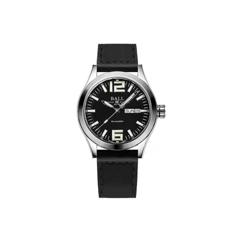 Шар Engineer Collection Автоматический Механический Механизм Мужские Часы Часы 40 мм Черный Циферблат