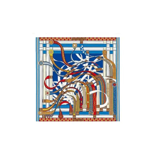 HERMES Кашемир Палантины Женские Многоцветный