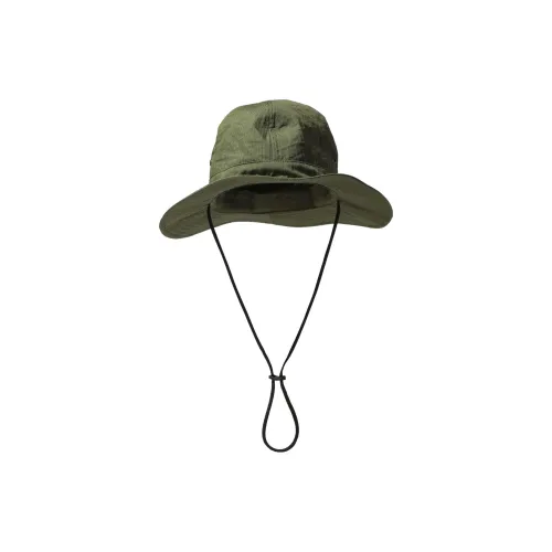 Needles Cotton Bucket Hats Унисекс Зеленый