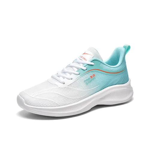 DOUBLE STAR 88 Дышащая и Легкая Беговая Обувь Мужская Белая Зеленая