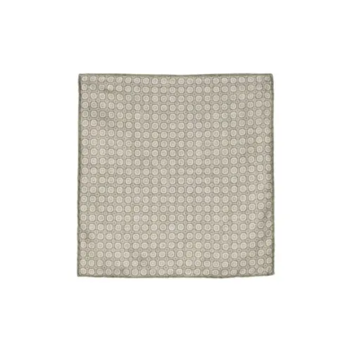 BRUNELLO CUCINELLI Шелковые вязаные шарфы Мужской Коричневый