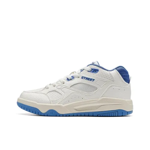 XTEP MXNAVI Карта Легкий MID Топ Кроссовки для скейтбординга Женские Парусный белый Sunlight Синий