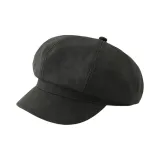 Замша Облако Шляпа - Черная