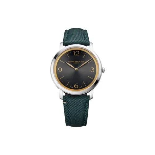 Baume & Mercier Кварцевый механизм Мужские часы 39 мм Серый