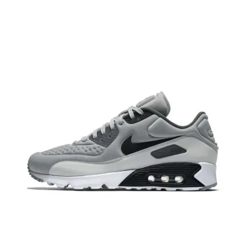 Nike Air Max 90 Амортизация Низкий Топ Беговые Кроссовки Мужские Черные