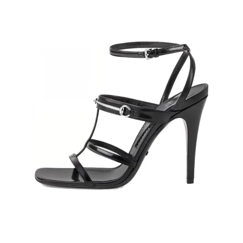 GUCCI One Ремешок Сандалии Женские Черные