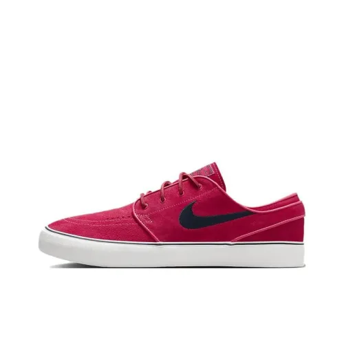 Nike Sb Zoom Janoski Slip-resistant Abrasion-resistant Low-top Скейтборд Кроссовки Унисекс Красный Белый