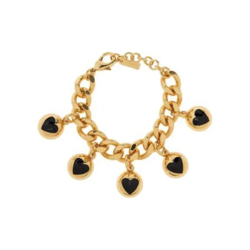 MOSCHINO Браслеты из латани Женские Золотые