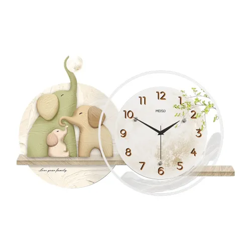 MEISHIDA Механизм с плавным ходом секундной стрелки Унисекс Настенные часы Белый