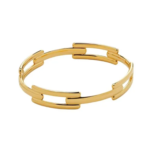 Monica Vinader Переработанный Браслеты с покрытием из 18-каратного золота Женские Золото