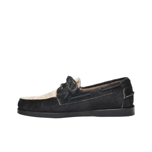 Sebago Топсайдеры Мужские Черные
