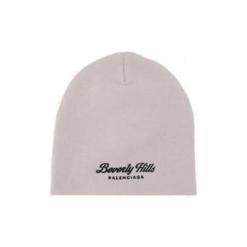 Balenciaga Акриловые шапки-бини женские цвет экрю