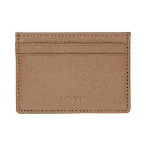 Hugo Boss Кожа Держатель для карт Мужской Рыжевато-коричневый