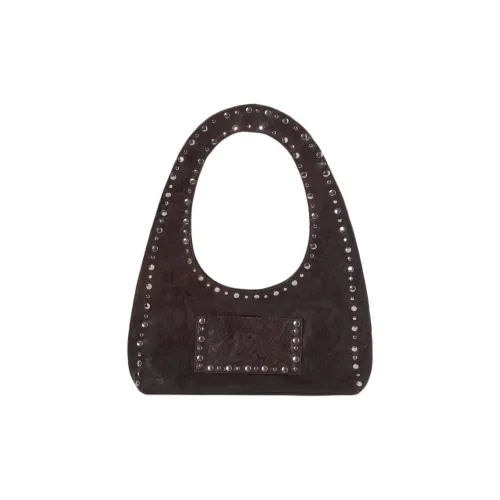 GIMAGUAS Кожа Сумка Сумка через плечо Женская Коричневая