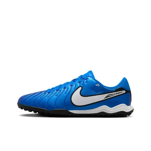 Nike Tiempo Legend 10 Искусственный шипы Мужские футбольные бутсы Синие Белые