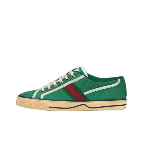 GUCCI Tennis 1977 Низкий Топ Стильный Скейтбординг Мужской Зеленый