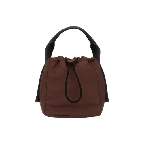 GANNI Переработанный полиэстер Сумка Женская Коричневая